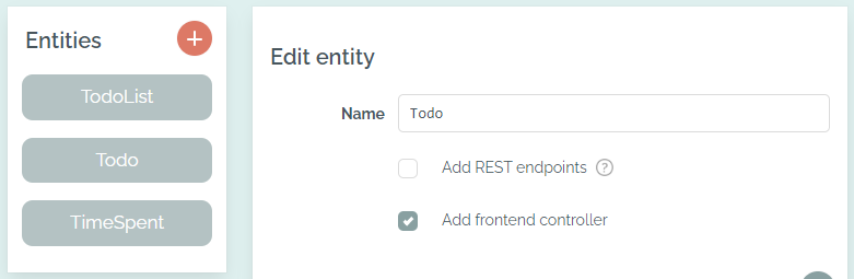 Add CRUD functionalities with one click in the browser