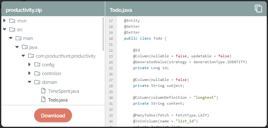 Review the plain Spring Boot code before handing it to your coding agent