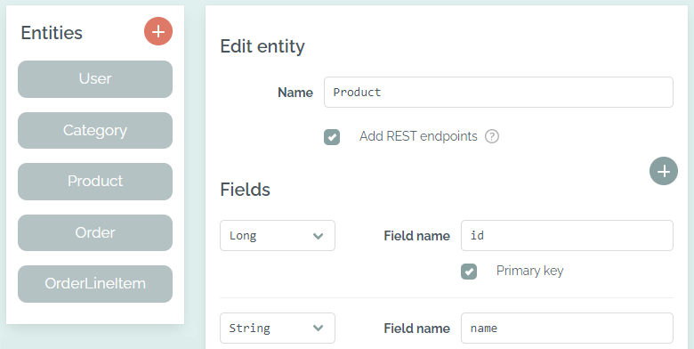 Defining and reviewing the database schema online