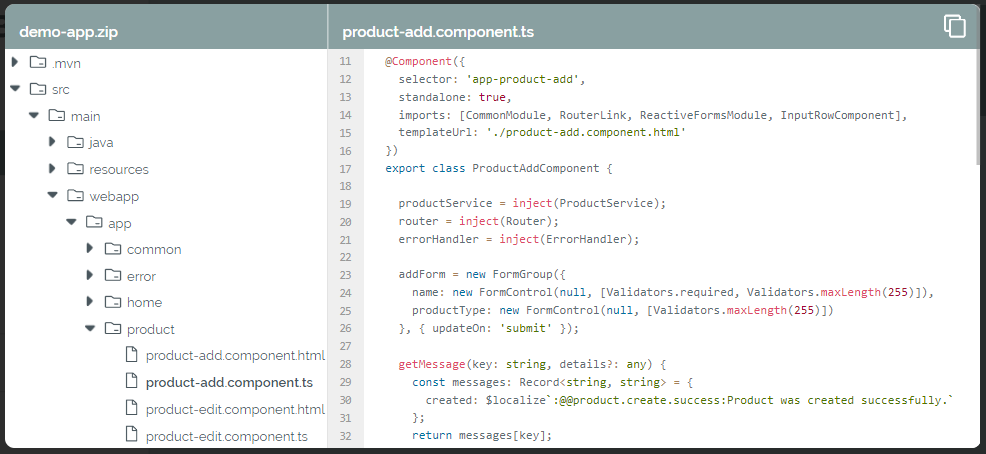 Reviewing an Angular CRUD component