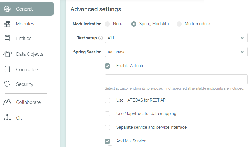 Advanced settings available with Bootify Professional