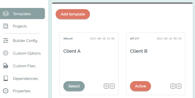 Multiple Templates Multiple Templates