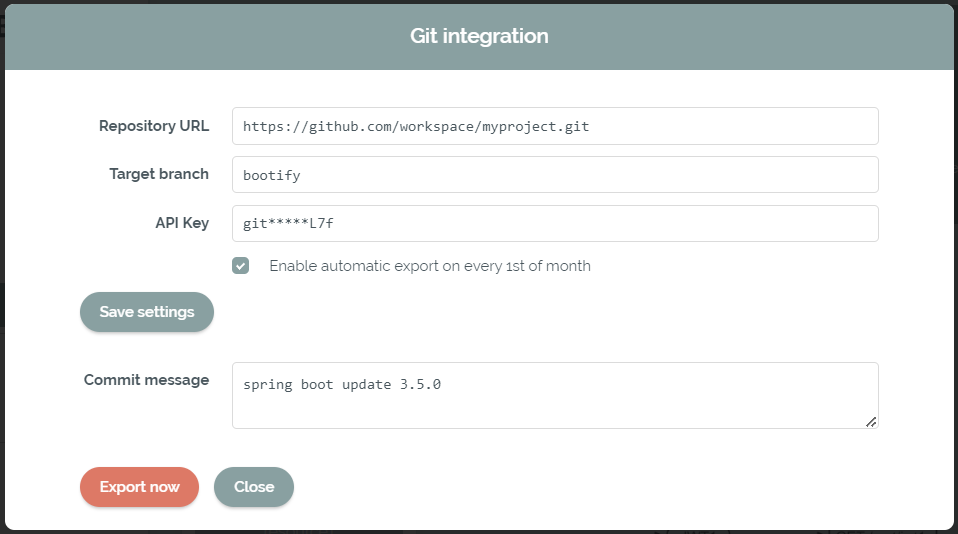 Git integration