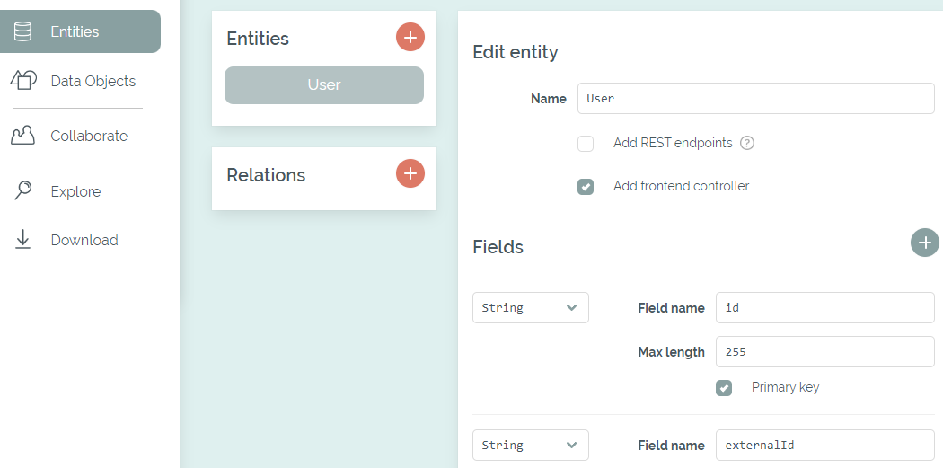 Creating a user table for our simple Spring Boot application